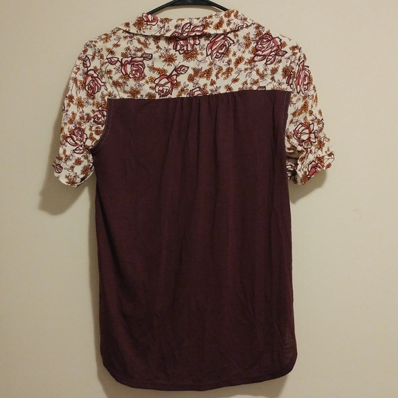 Porridge Anthropologie Bergen Tie Front Shirt - Picture 4 of 5